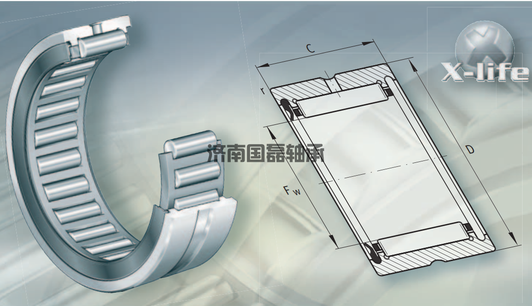 INA机加工滚针轴承的基本类型