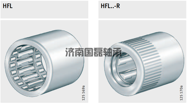 舍弗勒INA带轴承的冲压外圈滚针离合器